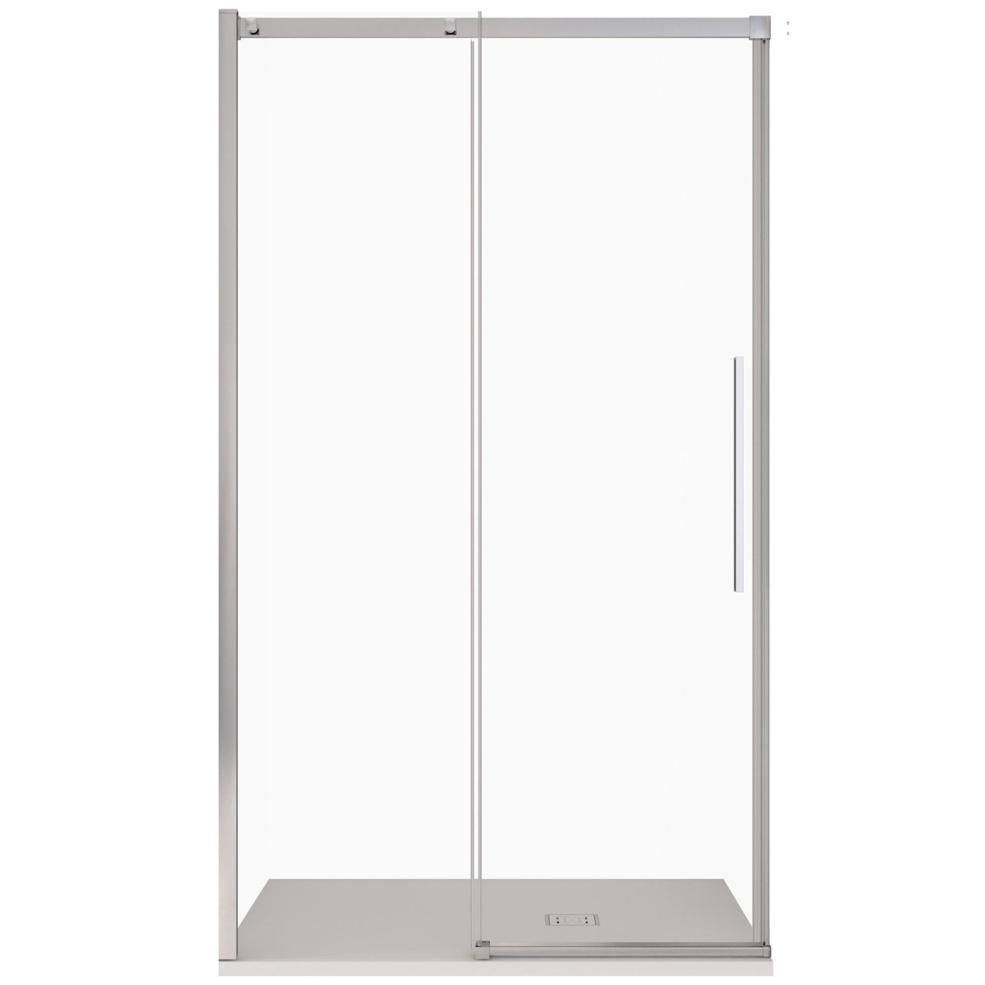 Porta Parete Doccia 120 cm 1 Anta Scorrevole in Cristallo Trasparente 8mm H200 Bonussi Eliane