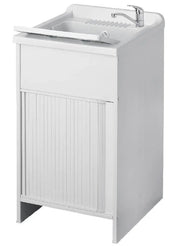 Lavatoio compact 50x50, a serrandina, bianco cr4003