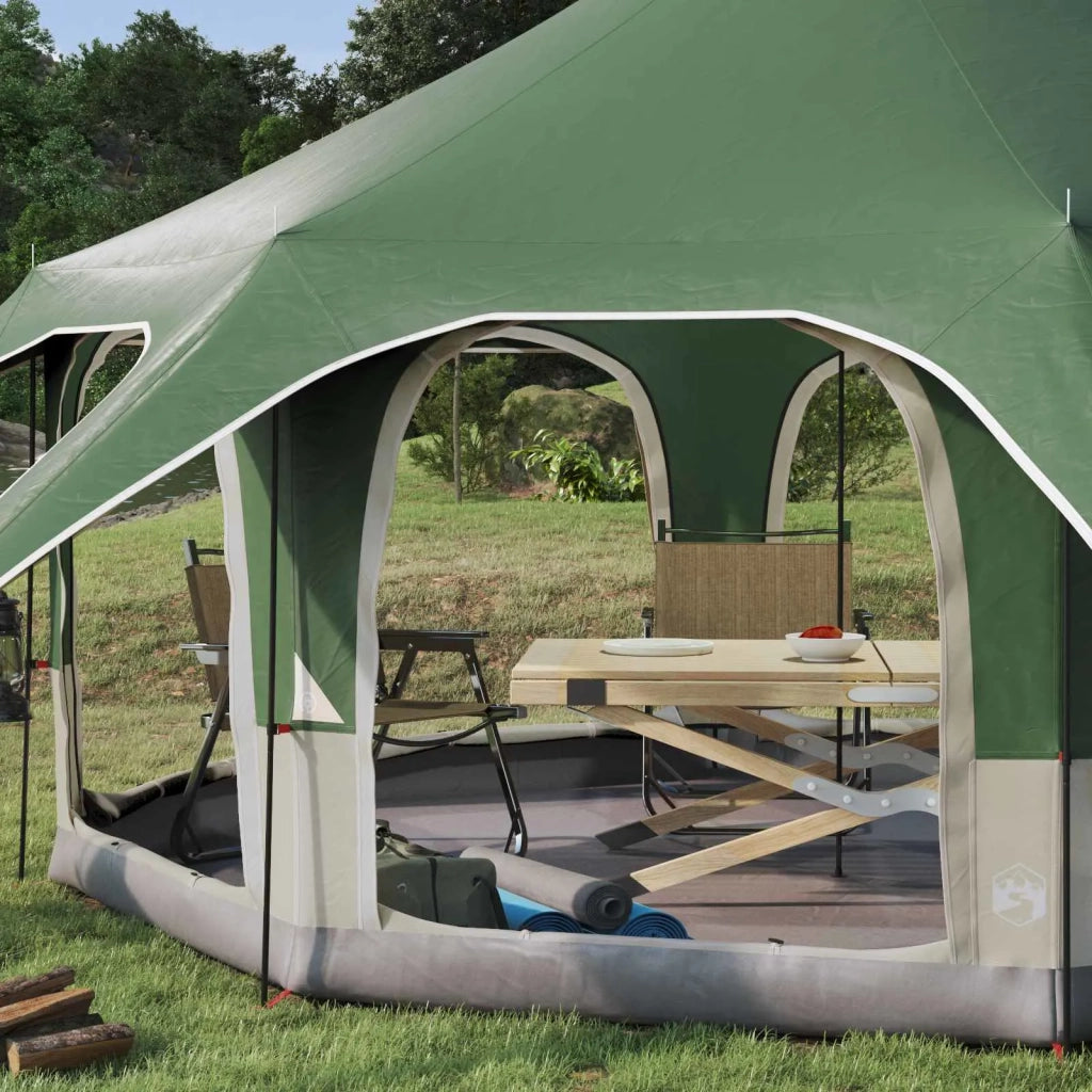 Tenda Familiare-Tenda da campeggio Verde 5 persone