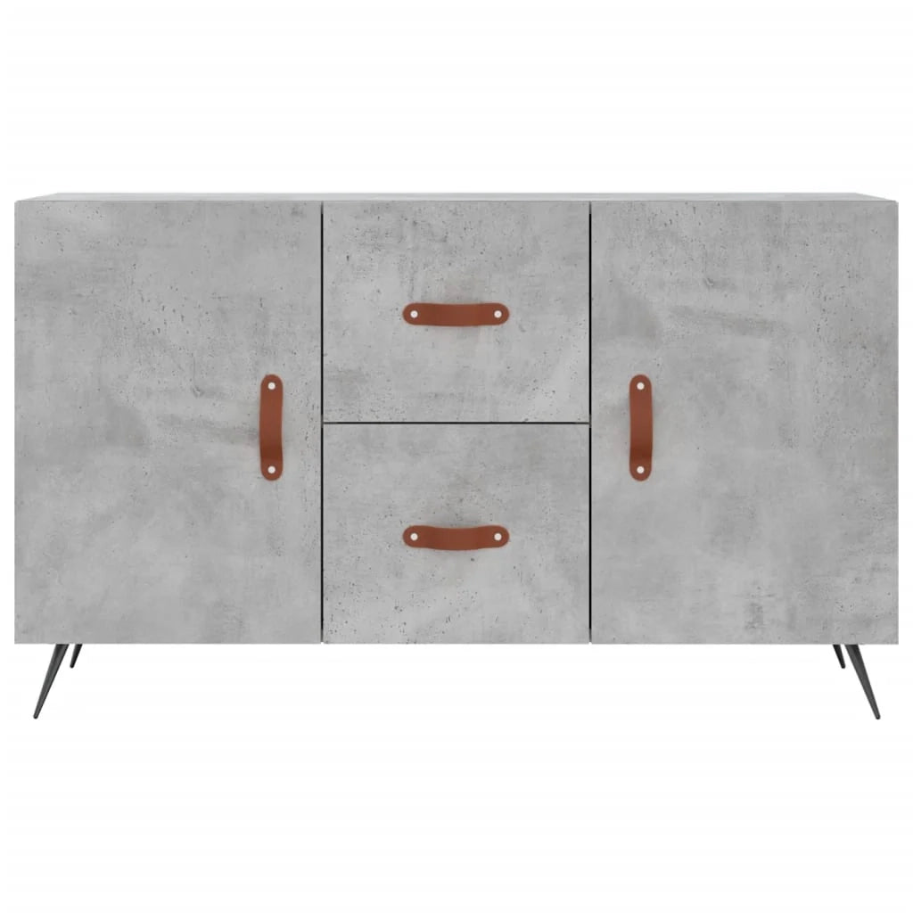 Buffet credenza cassettiera armadio mobile contenitore organizer per cucina soggiorno salotto 100 x 36 x 60 cm legno ingegnerizzato grigio 02_0031831
