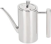 Dispensatore di olio di oliva 500ml - Olio pot con contenitore di stoccaggio in acciaio inossidabile - Senza fessure - Senza gocce - Dispensatore per cucina con coperchio
