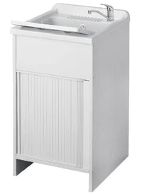 Lavatoio compact 45x60, a serrandina, bianco cr4005