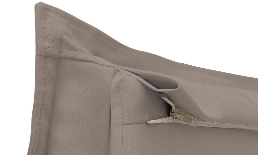 Adet, Letto Singolo Contenitore Made in Italy, Grigio Tortora