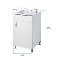 Lavatoio 45x60 cm bianco - Serie Eco