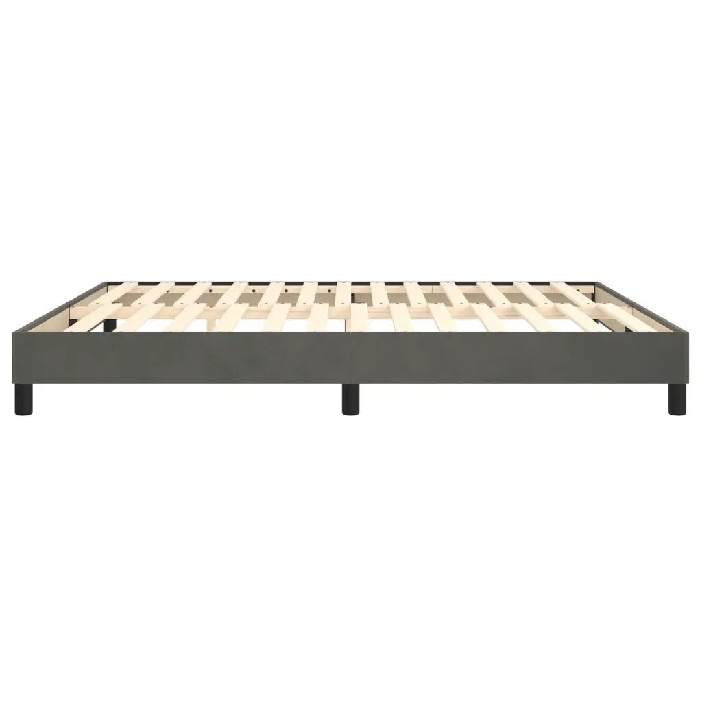 Giroletto a Molle Grigio Scuro 180x200 cm in Velluto cod mxl 43838