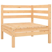 Divano componibile-Divani Angolari da Giardino 2 pz in Legno Massello di Pino 200830
