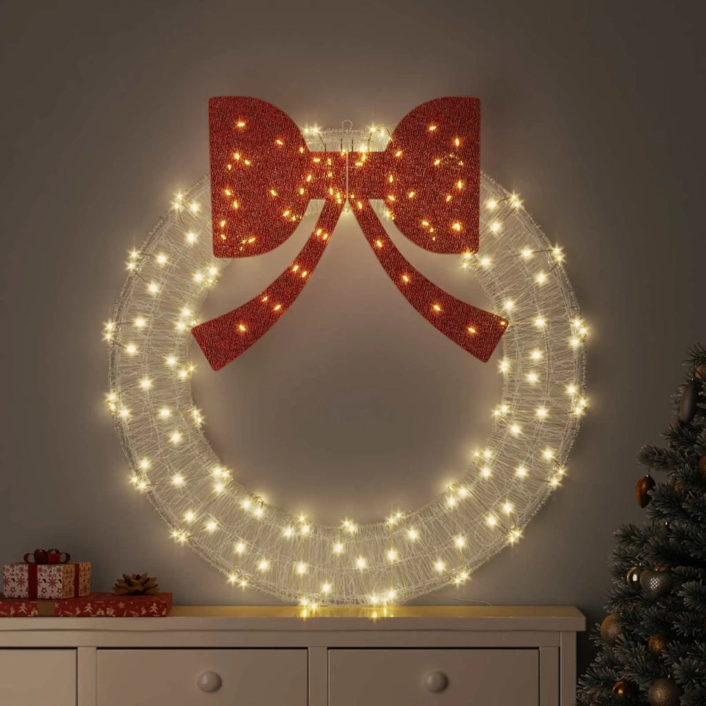 Ghirlanda con 150 LED Bianco caldo 120 cm Acrilico CFW4678126