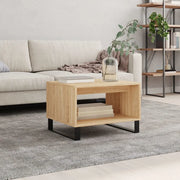 Tavolino da Salotto-Tavolino da soggiorno-Tavolo Rovere Sonoma 60x50x40 cm Legno Multistrato 803290