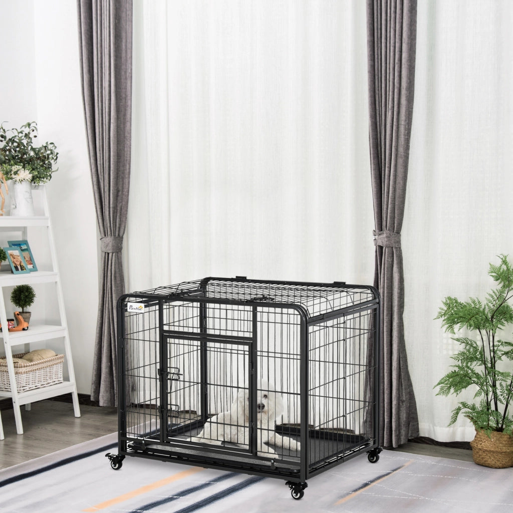 Casetta per Cani Pieghevole ¨C Zephmum ¨C Grigio 94x58x69.5 cm