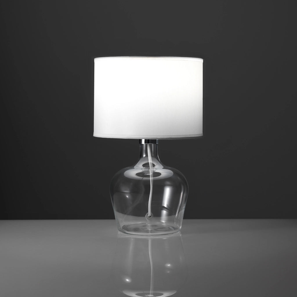 Lampada da tavolo BRUMA bianco