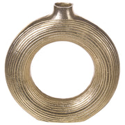 Vaso decorativo in alluminio dall'aspetto invecchiato Home Decor Glam Modern Design