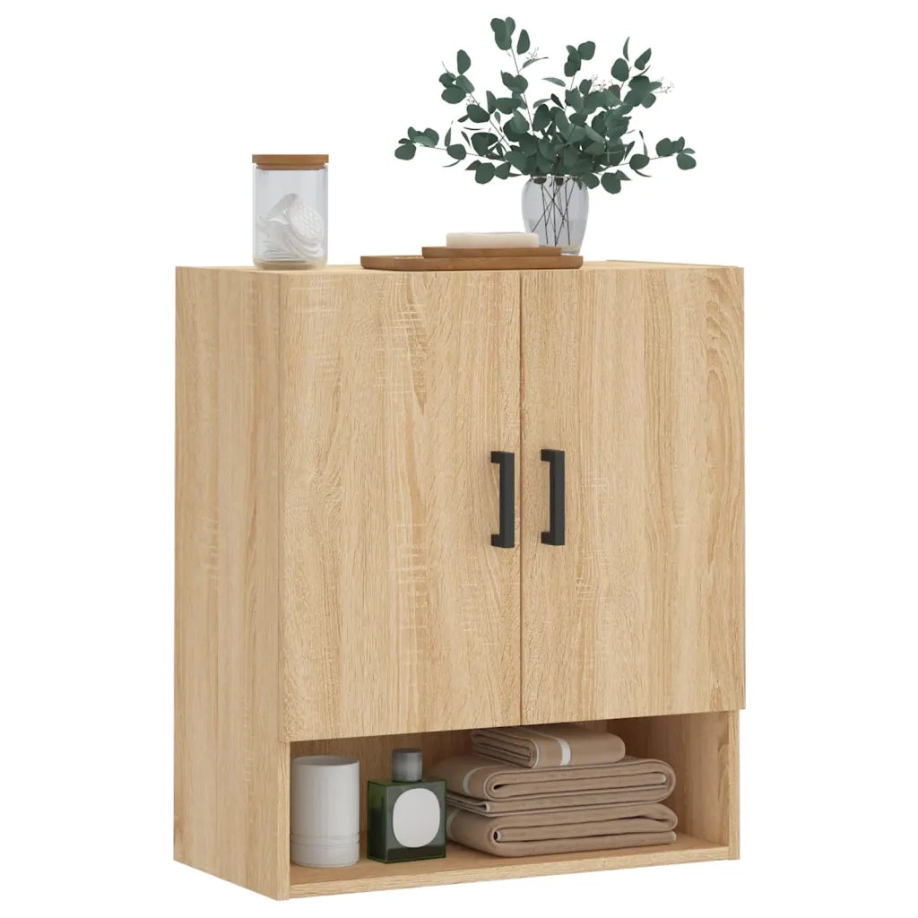 vidaXL Armadietto a Muro Rovere Sonoma 60x31x70 cm Legno Multistrato