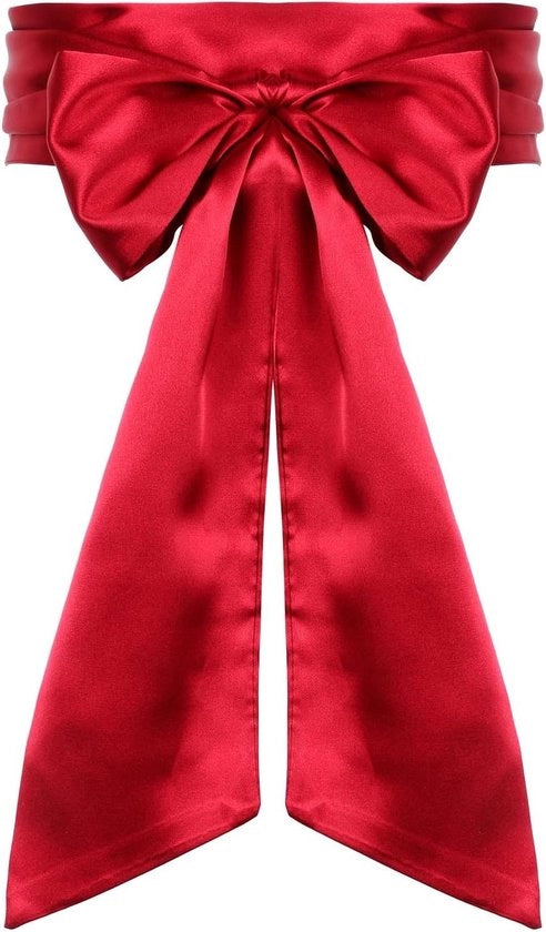 Cintura Satinata per Donne - Cinturino per Abito da Sposa - Accessori per Matrimonio e Feste - 9,5 cm di Larghezza