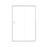 Porta Scorrevole 98-102x185h 4mm Cromato - Volta