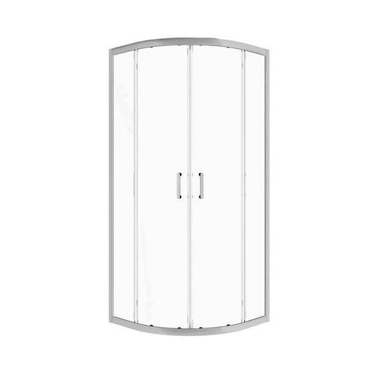 Box Doccia Semicircolare 78-80x78-80x190h 6mm Cromato - Imperia