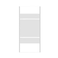 Lato Fisso Serigrafato 68-70x190h 6mm Cromato - Imperia