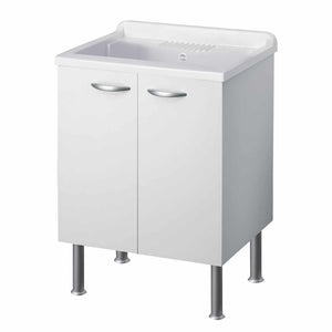 Lavatoio rocky 60x60 a due ante, bianco cr6007sk