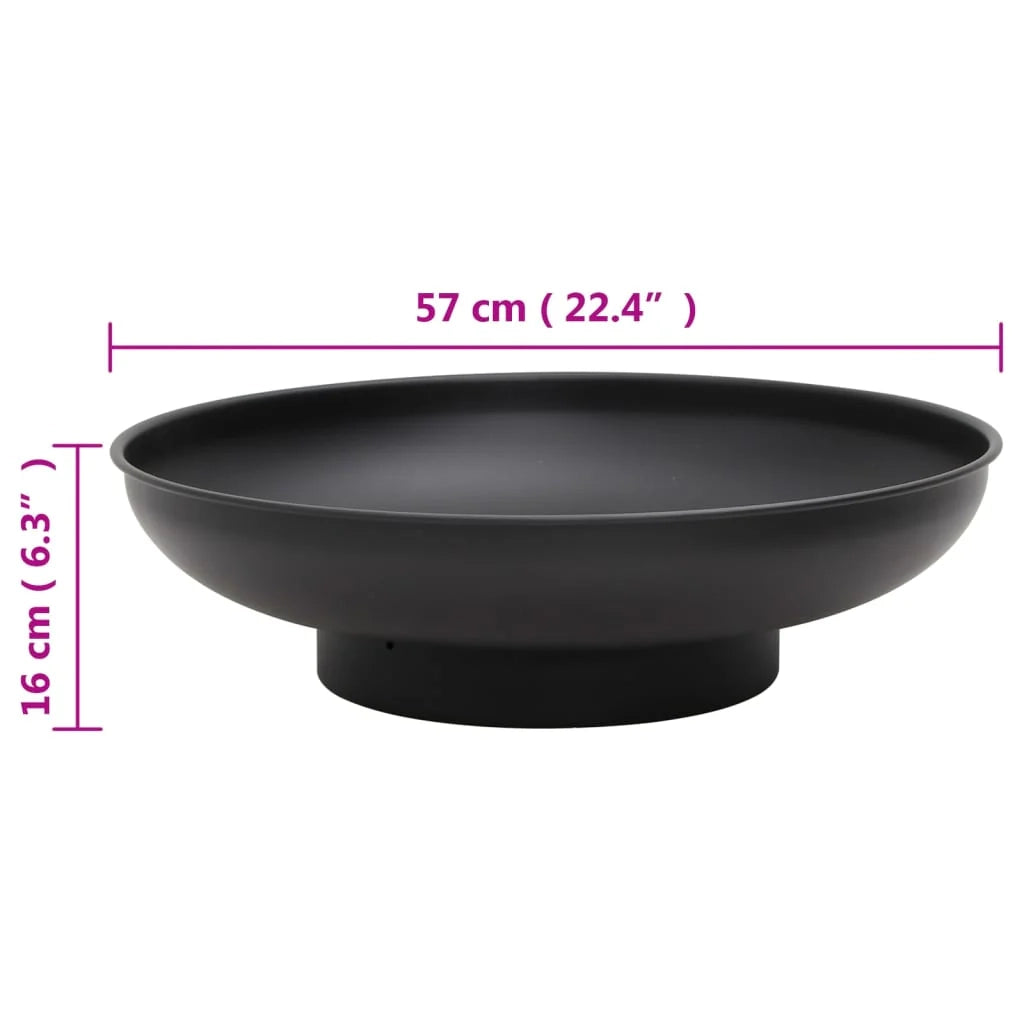 Caminetto 59 cm acciaio nero 02_0006019