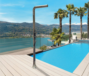 Doccia da Giardino con Soffione e Doccetta Arkema Diamond Inox I245