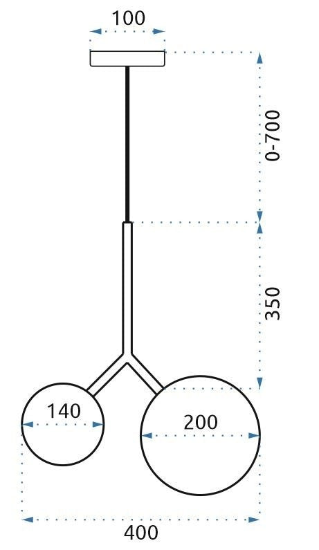 Lampada APP1013-2CP