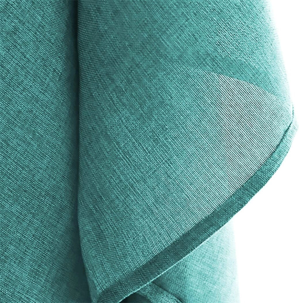 Tenda Porta Finestra Azzurro 140x280 cm Tessuto Semitrasparente Coprente Occhielli Acciaio