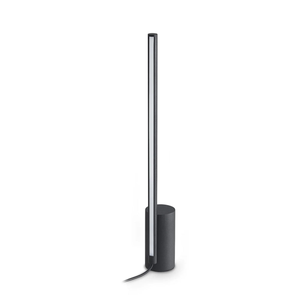 Lampada Da Tavolo Essence LED 12W Luce Naturale Nero Ideal Lux