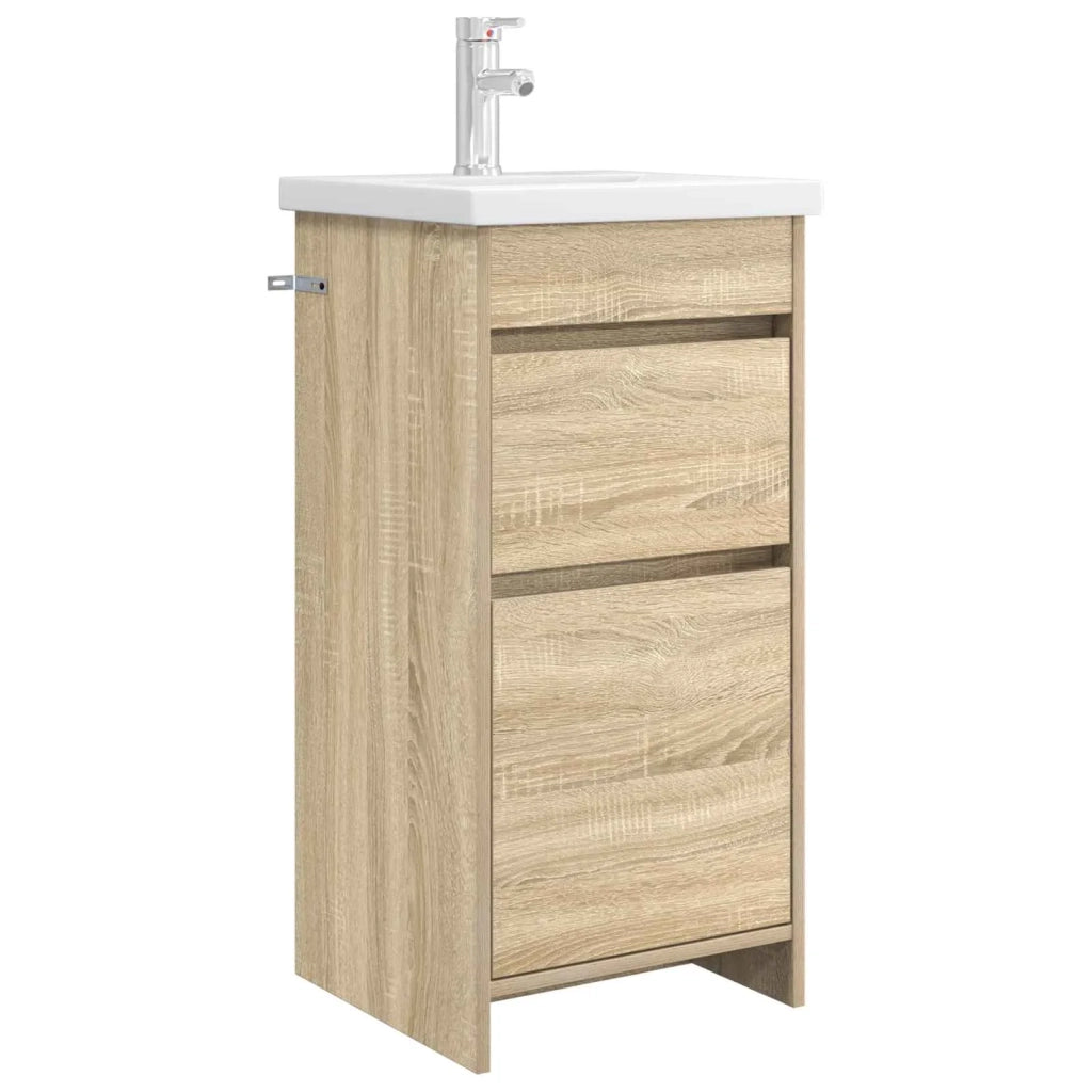 Mobile da bagno con lavabo Rovere Sonoma 42 x 40 x 84,5 cm 890722