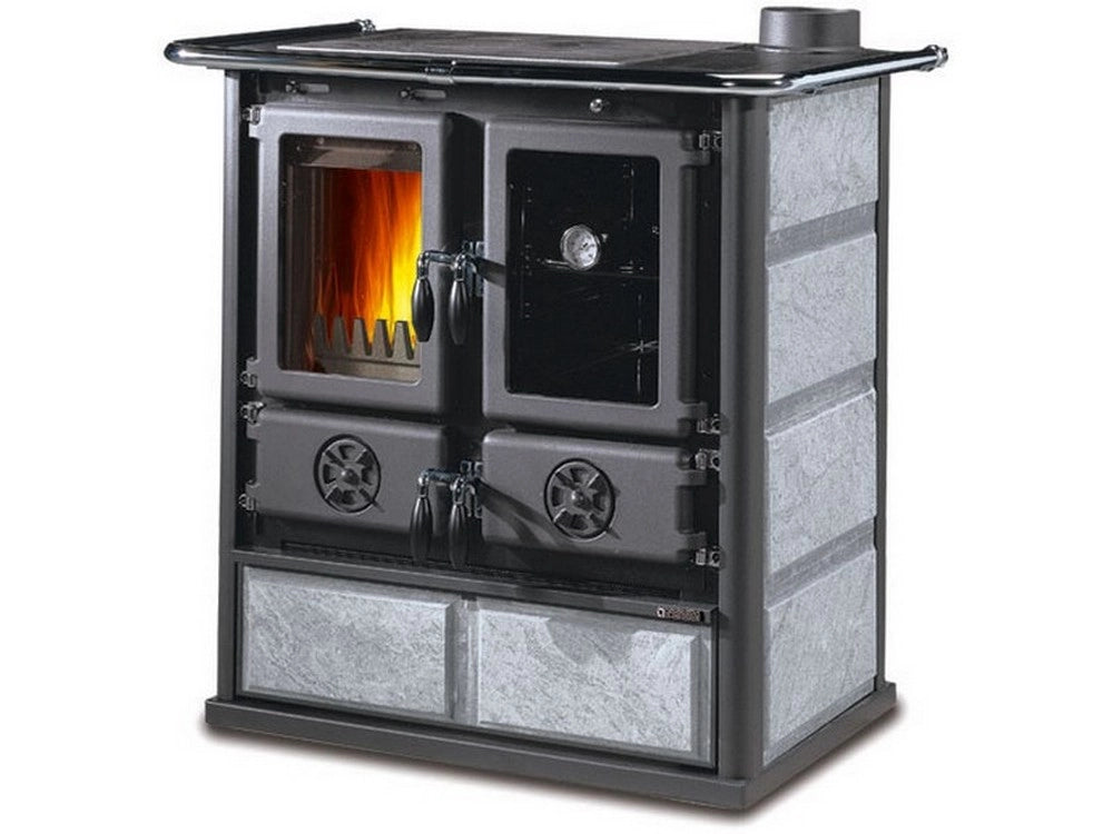 1pz la nordica cucina a legna rosetta bii col. pietra naturale cod:ferx.vit53909