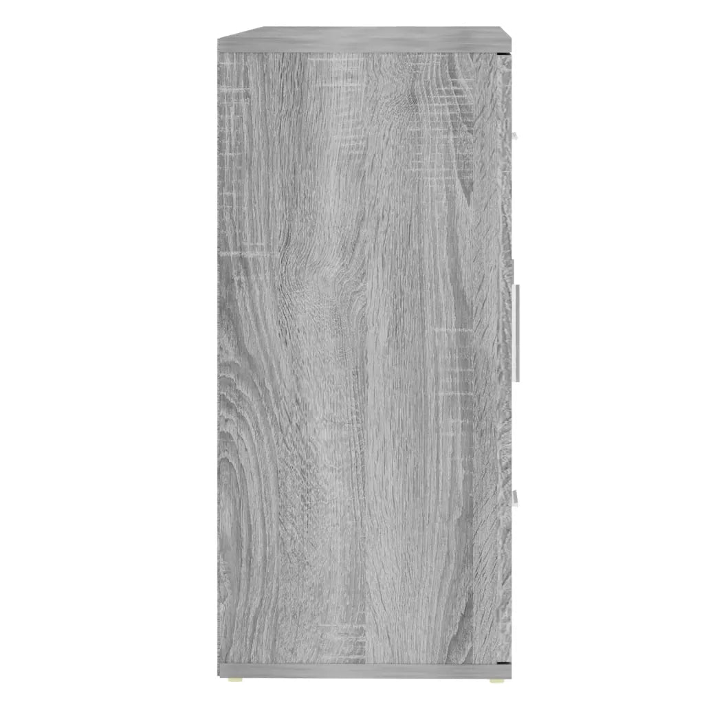 Credenza Grigio Sonoma 91x29,5x65 cm in Legno Multistrato 823348