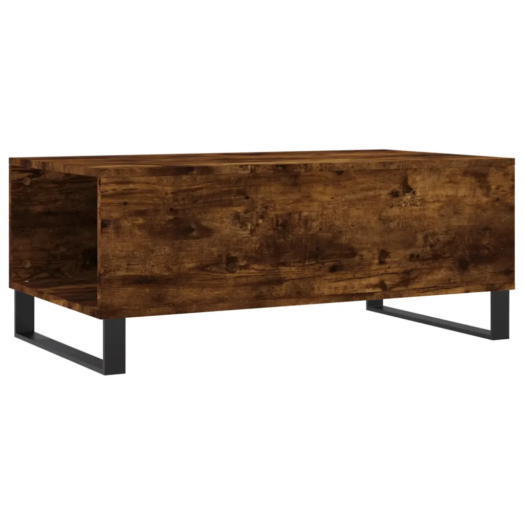 Tavolino da salotto | Tavolino da caff¨¨ | Tavolino da Soggiorno Rovere Fumo 90x50x36,5 cm Legno Multistrato