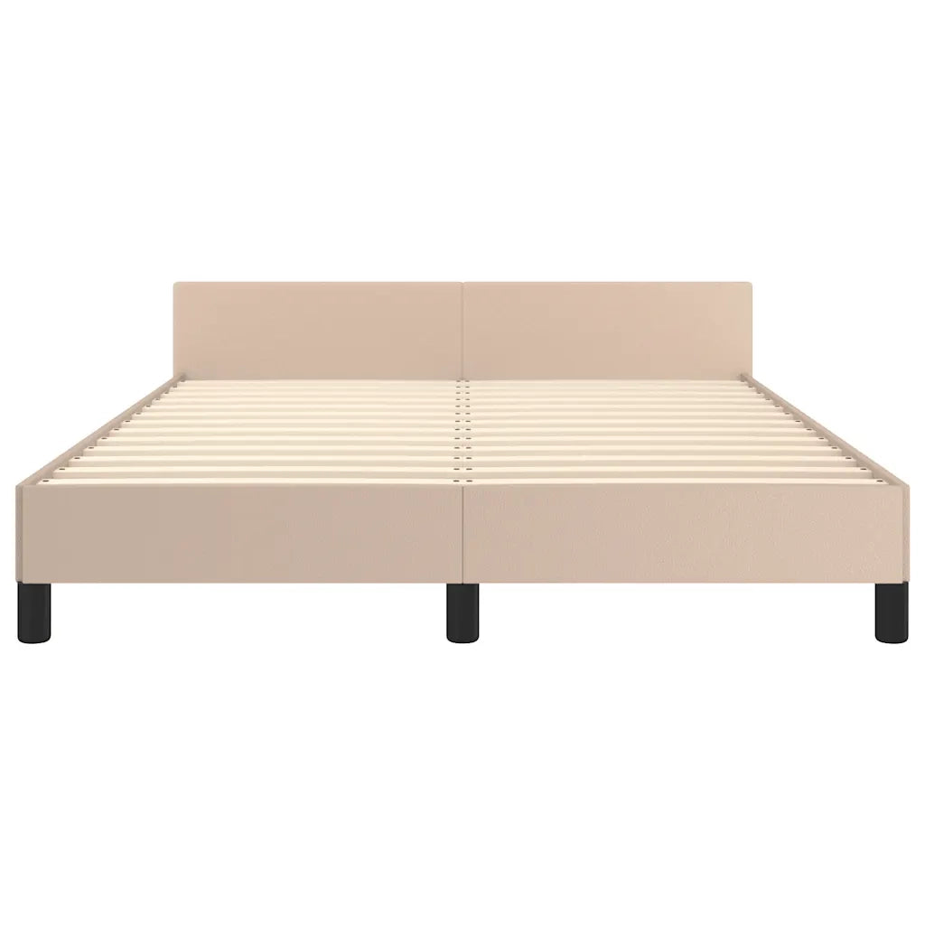Giroletto con Testiera senza Materasso Cappuccino 140x200 cm 347506