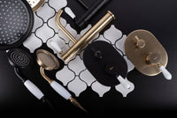 Set Doccia Da Incasso Rea Serra Black + Box