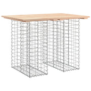 Tavolo da Giardino | Tavolino da esterno in gabbione design 100x70x72 cm in legno massello di pino