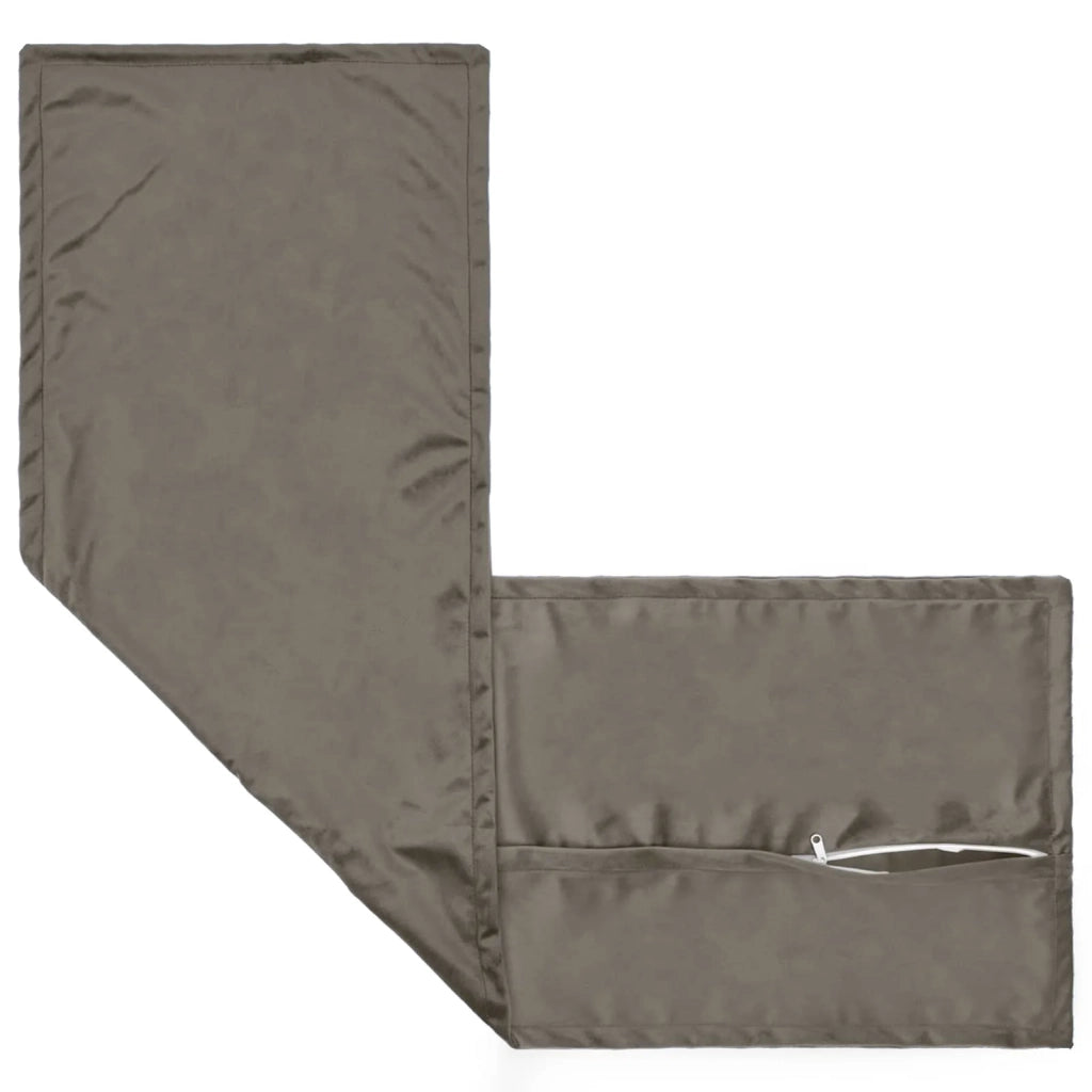 Cuscino con cuscino HOUTEN 2 pz Grigio Chiaro Velluto 934296