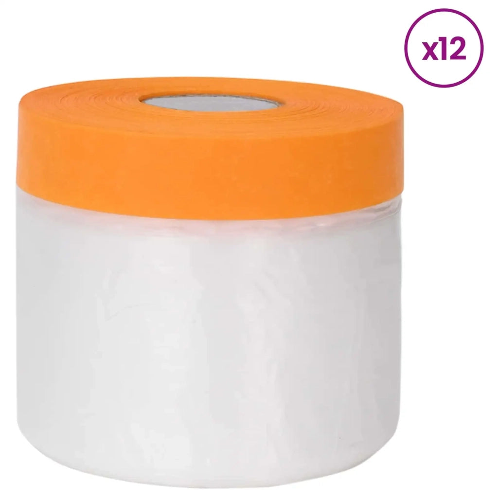 Telo per polvere con nastro adesivo 12 pz 55 x 3300 cm HDPE CFW4322052