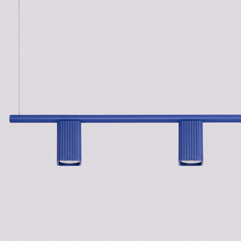 Lampadario RAYO 4 oltremare