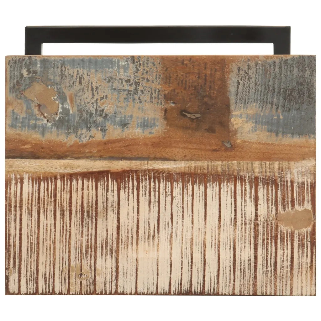 Tavolini Laterali 2 pz 31,5x24,5x64,5 cm Massello di Recupero 321972
