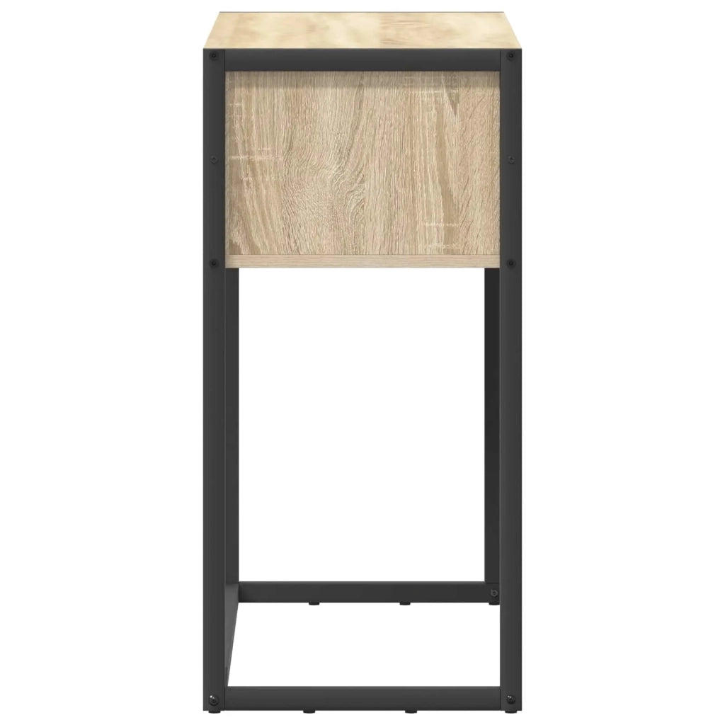 Tavolino con cassetto Sonoma 100 x 36 x 75 cm Legno multistrato 886697