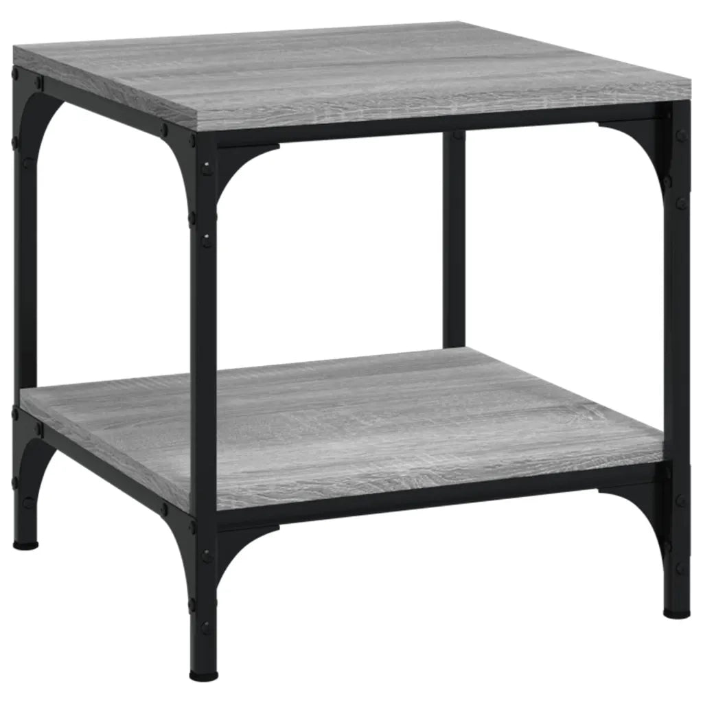 2 pz Tavolini da salotto | Tavolino da caff¨¨ | Tavolino da Soggiorno grigio sonoma 40x40x40 cm in Legno Multistrato