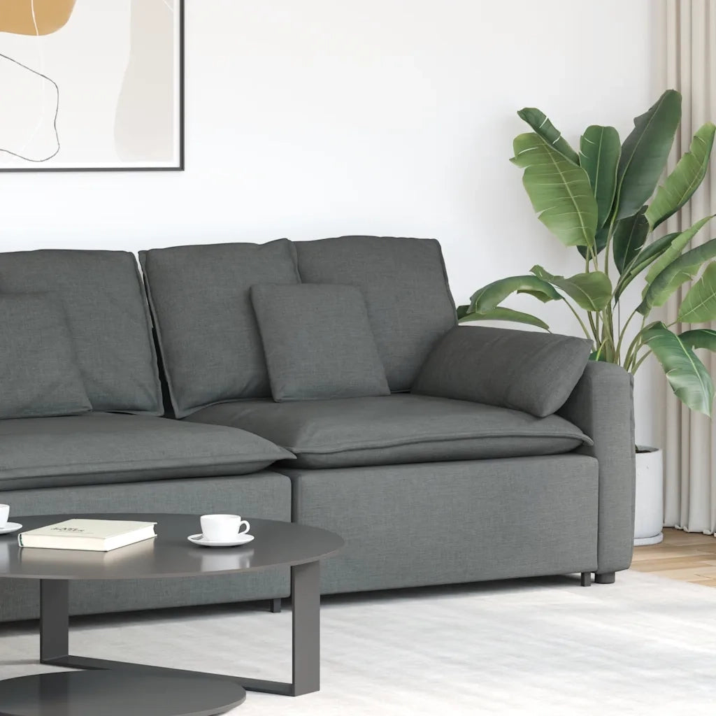 Modulo Terminale Bracciolo Divano Modulare con Cuscini 100 cm CFW5126968