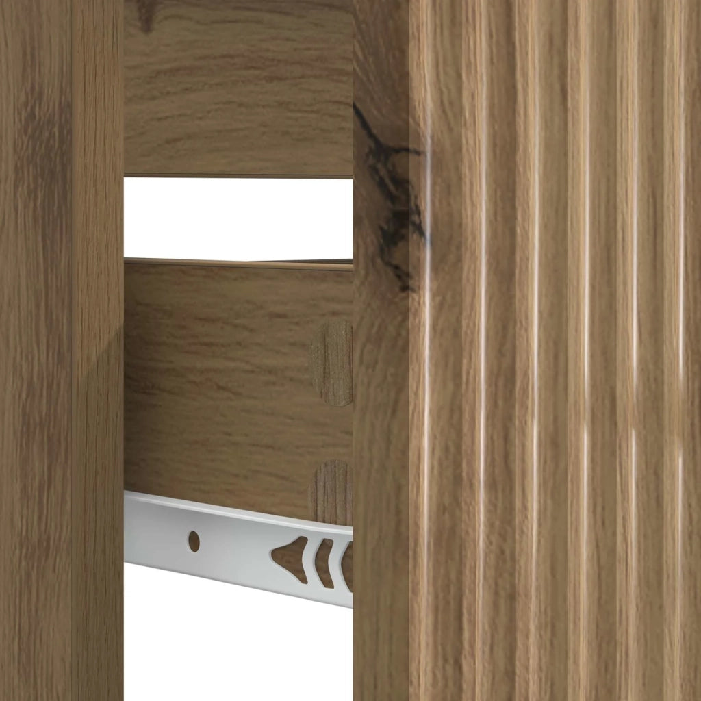 Armadio per Lavabo da Bagno HOORN Rovere Artigianale 897244