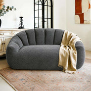 Poltrone relax, pouf, poltrone extra-large,Frevano ideali per il soggiorno e la camera da letto, grigi