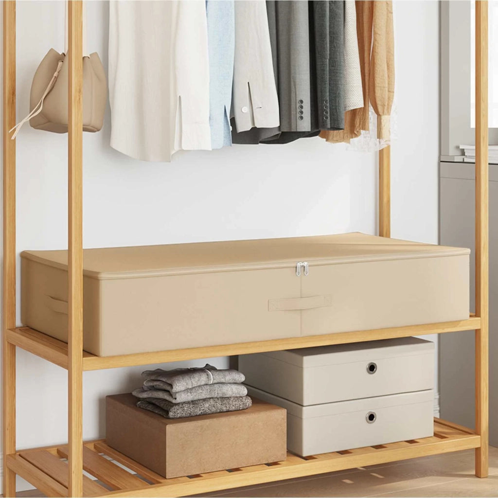 Scatola di Stoccaggio Crema 100 x 50 x 18 cm CFW7962093