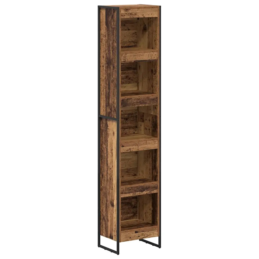 Armadio per Libri Legno vecchio 40 x 30 x 189,5 cm