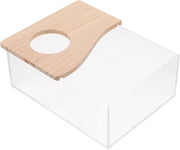 Casa per Hamster in Plastica con Funzione di Risciacquo per il Terrario Attrezzo per Gabbia per Animali da Compagnia