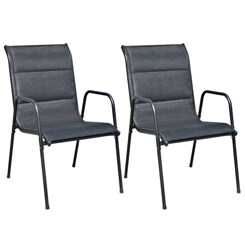 Set da Bistrot 3 pz in Acciaio Nero 43315