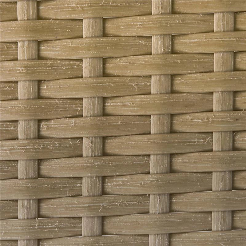 SET 3 PEZZI DIVANO 2 POSTI CHAISE LONGUE E TAVOLINO BEIGE E CAFFÈ