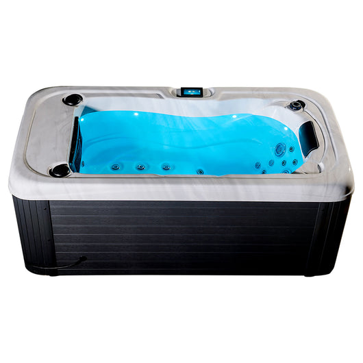 Vasca Idromassaggio Monoblocco Caesar per 1 Persone 200x100x75 cm in Acrilico US Color Legno