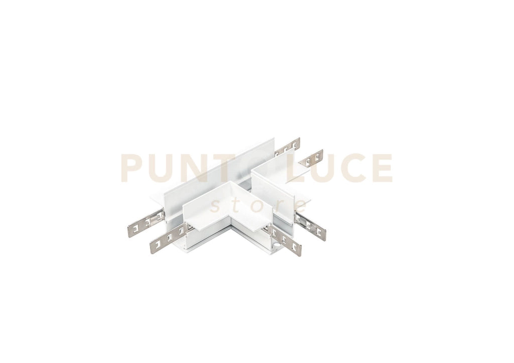CONNESSIONE 3 VIE DA INCASSO BIANCO PER BINARIO SQUARE INCASSO
