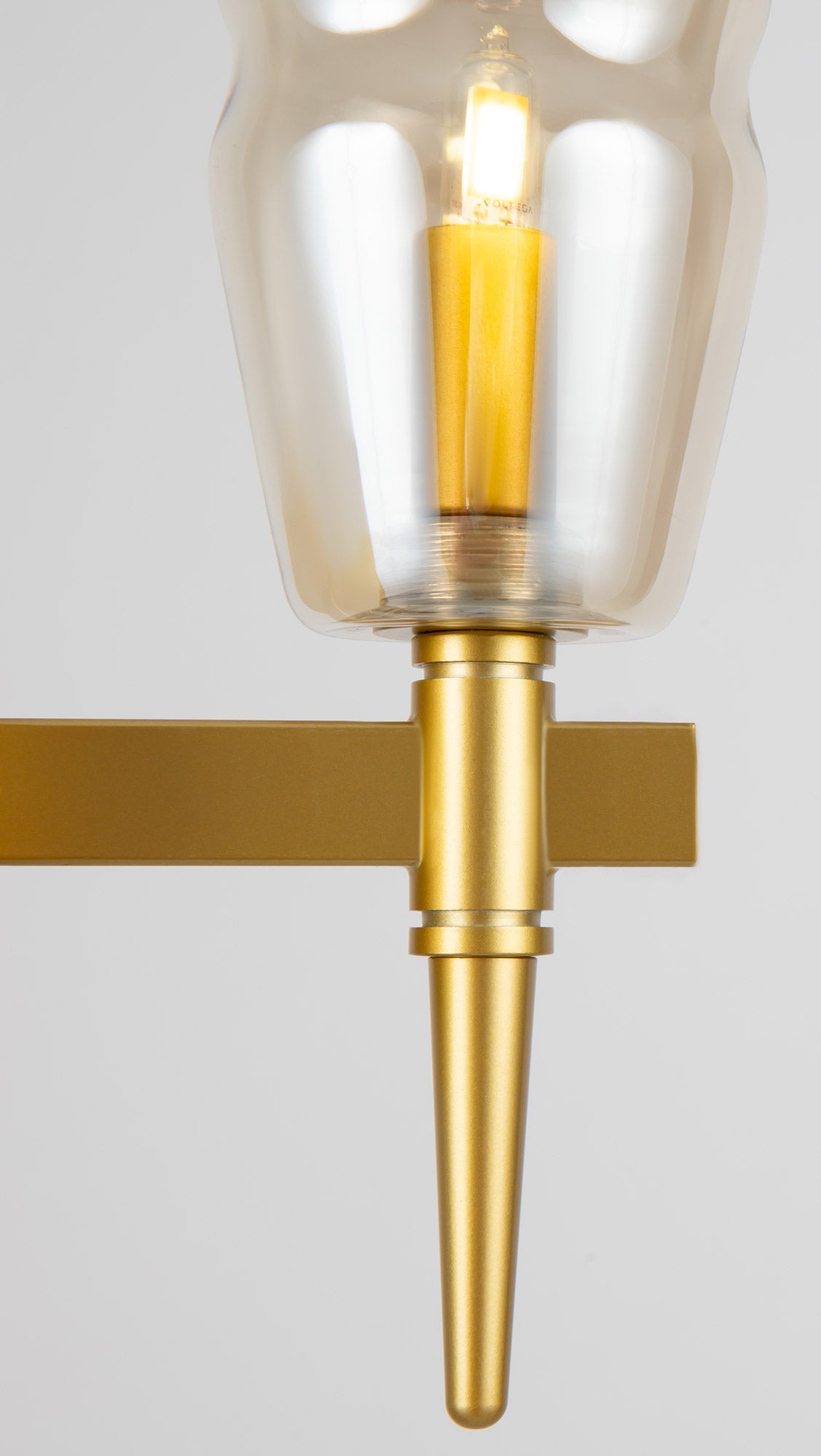 Lampada da parete House in Metallo Lita Opaco Oro